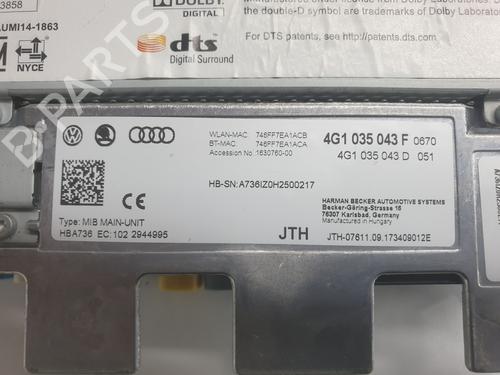 Electronic module AUDI A6 C7 (4G2, 4GC) 2.0 TDI | BP30468576M83