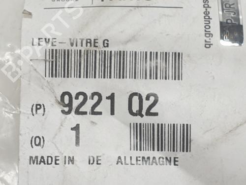 Front left window mechanism PEUGEOT 607 (9D, 9U) 2.2 16V | BP32266316C22 