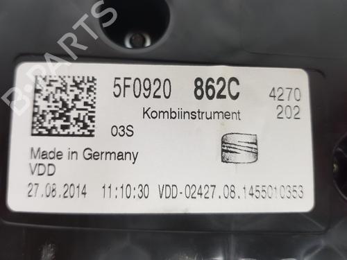 Instrument cluster SEAT LEON (5F1) 1.6 TDI | BP16196637C47 