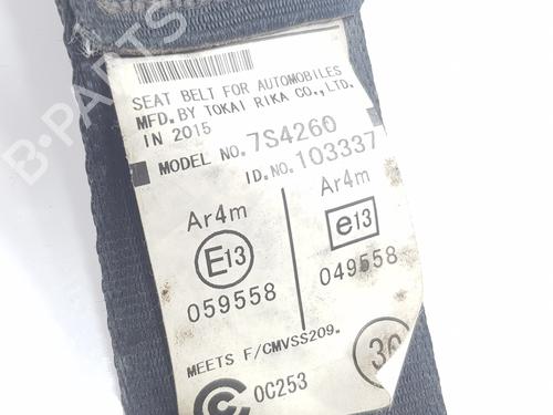 Rear left seatbelt TOYOTA LAND CRUISER PRADO (_J15_) 2.8 D-4D (GDJ150_, GDJ155_, GDJ150, GDJ151) | BP29710930I29 