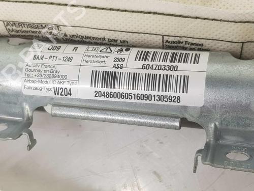 Right curtain airbag MERCEDES-BENZ C-CLASS (W204) C 220 CDI (204.002) | BP3658966C12 