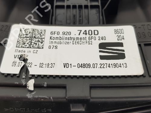 Instrument cluster SEAT IBIZA V (KJ1, KJG) 1.6 | BP13546621C47 
