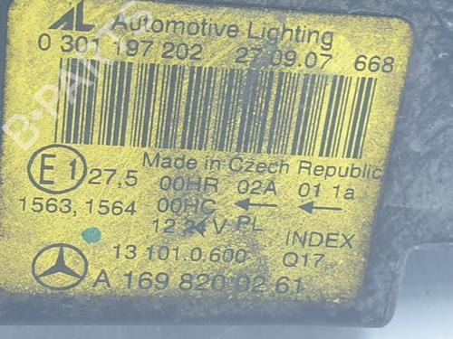 Højre forlygte MERCEDES-BENZ A-CLASS (W169) A 180 CDI (169.007, 169.307) | BP28169475C29 