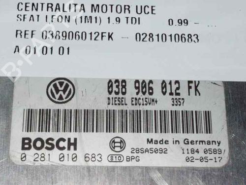 Engine control unit (ECU) SEAT TOLEDO II (1M2)  | BP26432704M57 
