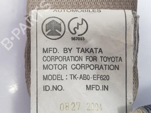 Rear left seatbelt TOYOTA LAND CRUISER PRADO (_J12_) 3.0 D-4D (KDJ120, KDJ125) | BP9727630I29 