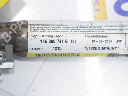 Left curtain airbag VW GOLF V (1K1) 1.6 FSI | BP783656C11 