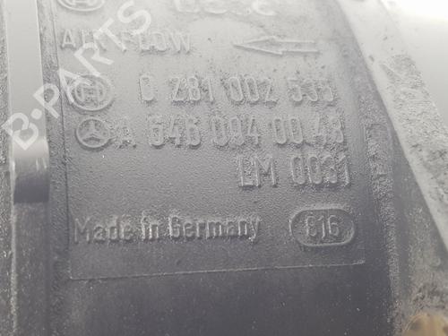 Mass air flow sensor MERCEDES-BENZ C-CLASS (W204) C 200 CDI (204.007, 204.006) | BP16199586M95 