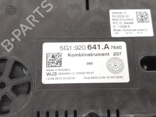 Instrument cluster VW GOLF VII (5G1, BQ1, BE1, BE2) 1.6 TDI | BP10379038C47 