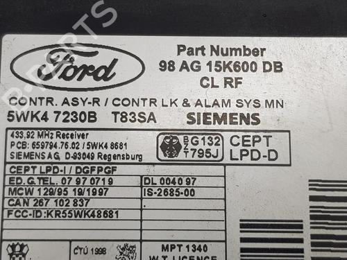 Electronic module FORD FOCUS I (DAW, DBW) 1.6 16V | BP16216487M83 