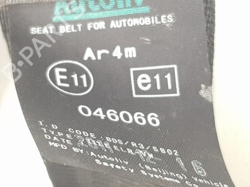 Rear right seatbelt HYUNDAI ix20 (JC) 1.6 CRDI | BP17020854I28 
