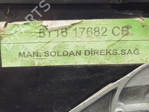 Right mirror FORD TRANSIT CONNECT (P65_, P70_, P80_) 1.8 TDCi | BP29591145C27 