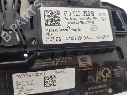 Instrument cluster SEAT IBIZA V (KJ1, KJG) 1.0 MPi | BP12463006C47 