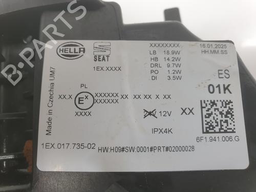 Right headlight SEAT ARONA (KJ7, KJP) 1.0 TSI | BP38042905C29 - Image 3