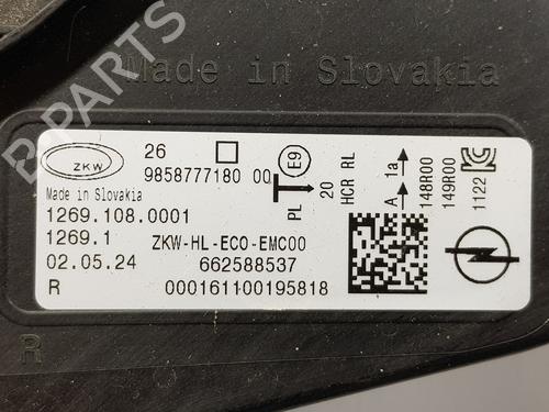 Right headlight OPEL ASTRA L Sports Tourer (OV5) 1.2 (FRHNPJ) | BP29489482C29 