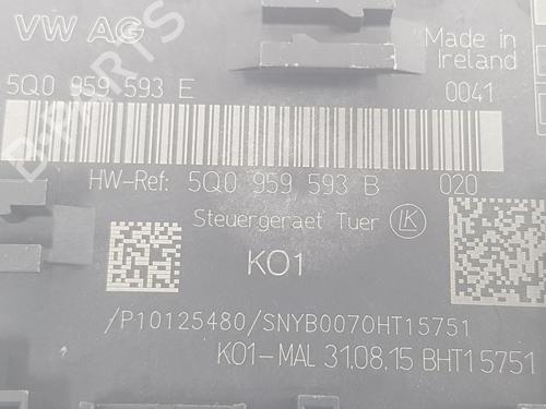 Electronic module VW GOLF VII (5G1, BQ1, BE1, BE2) 1.6 TDI | BP10348922M83 