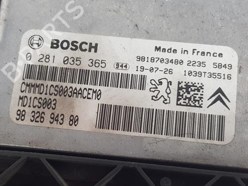 Engine control unit (ECU) PEUGEOT 3008 II SUV (MC_, MR_, MJ_, M4_) 1.5 BlueHDi 130 | BP29735947M57 