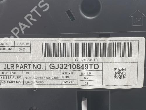Instrument cluster LAND ROVER RANGE ROVER EVOQUE (L538)  | BP29331777C47 