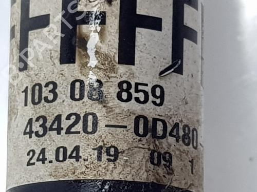 Left front driveshaft TOYOTA YARIS (_P13_) 1.5 (NSP131_) | BP21595464M38 