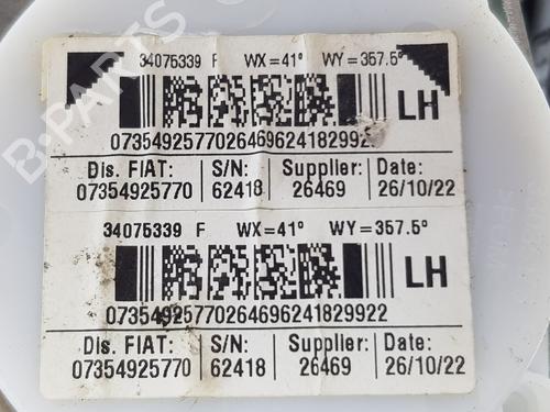 Rear left seatbelt FIAT 500 (312_) 1.0 Mild Hybrid (312.AYD1B) | BP37252471I29 - Image 3