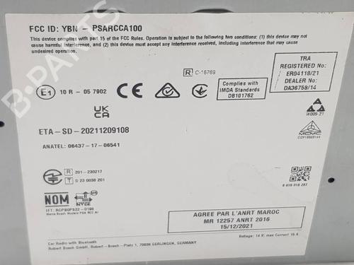 Electronic module PEUGEOT PARTNER Box Body/MPV (K9) | BP38626568M83 - Image 3