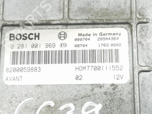 Engine control unit (ECU) RENAULT MEGANE I (BA0/1_) 1.9 dTi (BA08, BA0N) | BP16216490M57 
