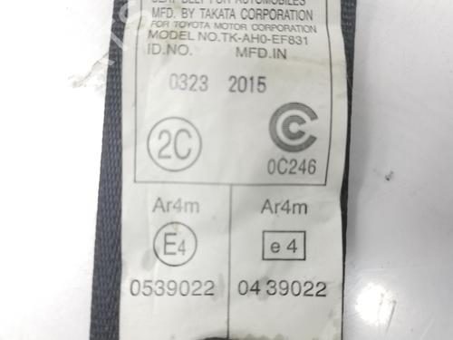 Rear right seatbelt TOYOTA LAND CRUISER PRADO (_J15_) 3.0 D-4D (KDJ155_, KDJ150_, KDJ150R, KDJ155R) | BP8888670I28 