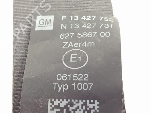 Rear right seatbelt OPEL CORSA E (X15) 1.3 CDTI (08, 68) | BP20332281I28 