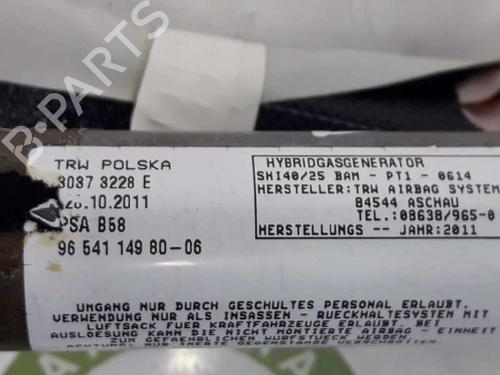 Right curtain airbag CITROËN C4 Picasso I MPV (UD_) 1.6 HDi 110 | BP3383333C12 