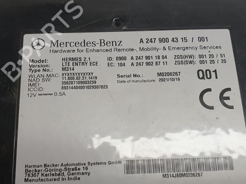 Electronic module MERCEDES-BENZ VITO Van (W447) 110 CDI (447.601, 447.603, 447.605) | BP28356063M83 