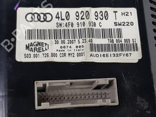 Instrument cluster AUDI Q7 (4LB) 4.2 TDI quattro | BP22353069C47 