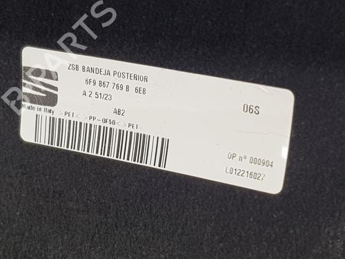 Rear parcel shelf SEAT ARONA (KJ7, KJP) 1.0 TSI | BP27636053C85 