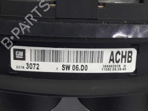 Instrument cluster OPEL INSIGNIA A (G09) 2.0 CDTI (68) | BP3506058C47 
