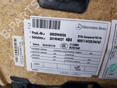 Høyre frontpanel MERCEDES-BENZ GLA-CLASS (X156) GLA 220 CDI 4-matic (156.905) | BP15670775C59 