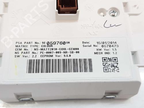 Display monitor PEUGEOT 508 I (8D_)  | BP6252912C48 