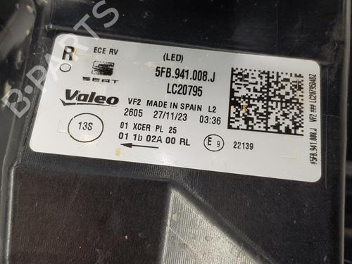 Right headlight SEAT LEON (KL1, KLG)  | BP29436815C29 