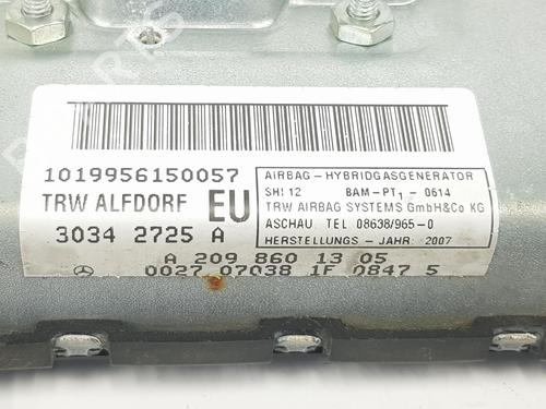 Left seat airbag MERCEDES-BENZ CLK (C209) CLK 220 CDI (209.308) | BP10636675C13 
