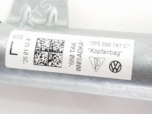 Left curtain airbag PORSCHE CAYENNE (92A) 3.0 Diesel | BP29448805C11 