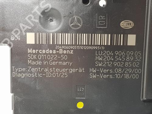 Fuse box MERCEDES-BENZ GLK-CLASS (X204) 250 CDI 4-matic (204.982, 204.904) | BP18705000E1 
