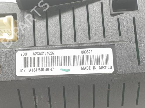 Instrument cluster MERCEDES-BENZ M-CLASS (W164) ML 320 CDI 4-matic (164.122) | BP20192146C47 