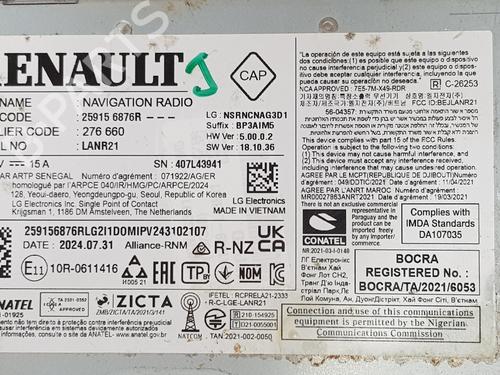 Radio RENAULT AUSTRAL  | BP32712881E6  - Image 5