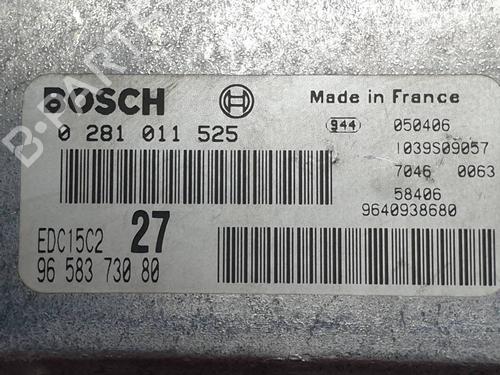 Engine control unit (ECU) PEUGEOT 206 SW (2E/K) 2.0 HDi | BP39693713M57 - Image 5