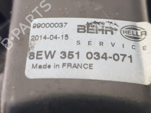 Heater blower motor MERCEDES-BENZ SPRINTER 3,5-t Van (B906) 311 CDI (906.631, 906.633, 906.635, 906.637) | BP14105163M62 