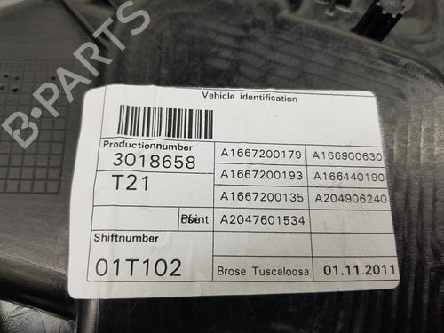 Front left window mechanism MERCEDES-BENZ M-CLASS (W166) ML 350 BlueTEC 4-matic (166.024, 166.023) | BP13705681C22 