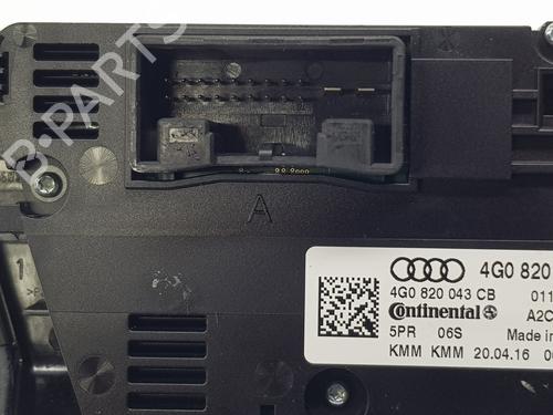 Climate control AUDI A6 C7 (4G2, 4GC) 2.0 TDI | BP30530223I5