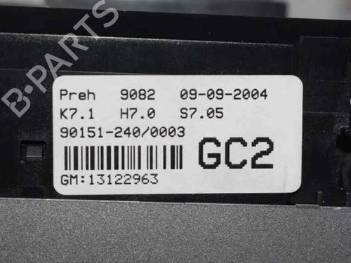 Climate control OPEL ASTRA H (A04) 1.7 CDTI (L48) | BP793253I5 
