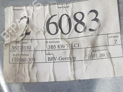 Rear left window mechanism VW PASSAT B5.5 (3B3) 1.9 TDI | BP10014043C24 
