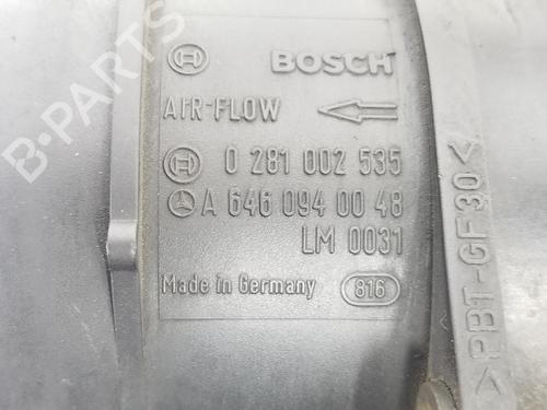 Mass air flow sensor MERCEDES-BENZ C-CLASS (W203) C 220 CDI (203.008) | BP3387123M95 