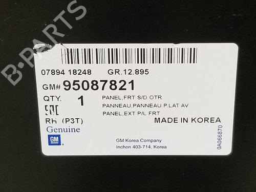 Right front door CHEVROLET AVEO / KALOS Saloon (T250, T255)  | BP10257670C3 