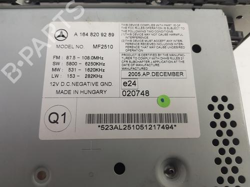 Radio MERCEDES-BENZ M-CLASS (W164) ML 280 CDI 4-matic (164.120) | BP8671495E6 