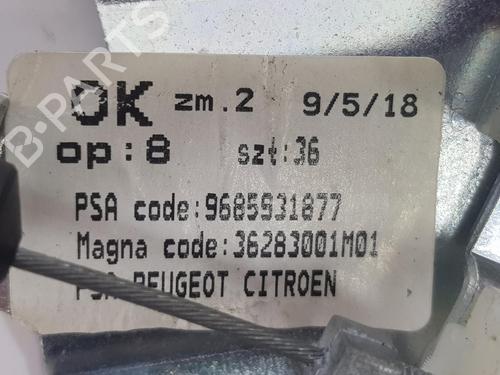 Tailgate lock PEUGEOT 3008 I MPV (0U_) 1.6 HDi | BP16020145C101 